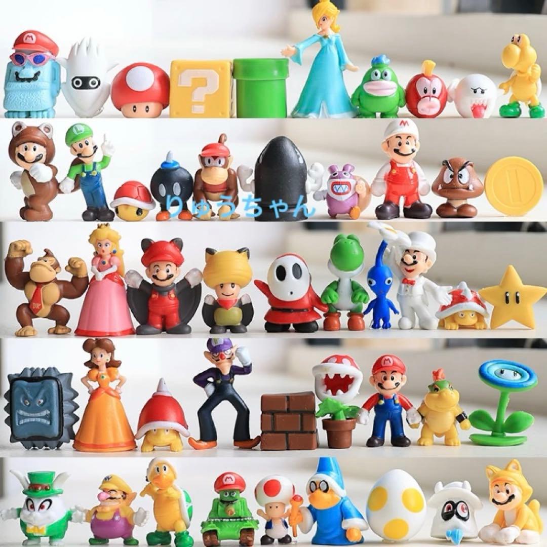 [新品] スーパーマリオ フィギュア 48体セット 4