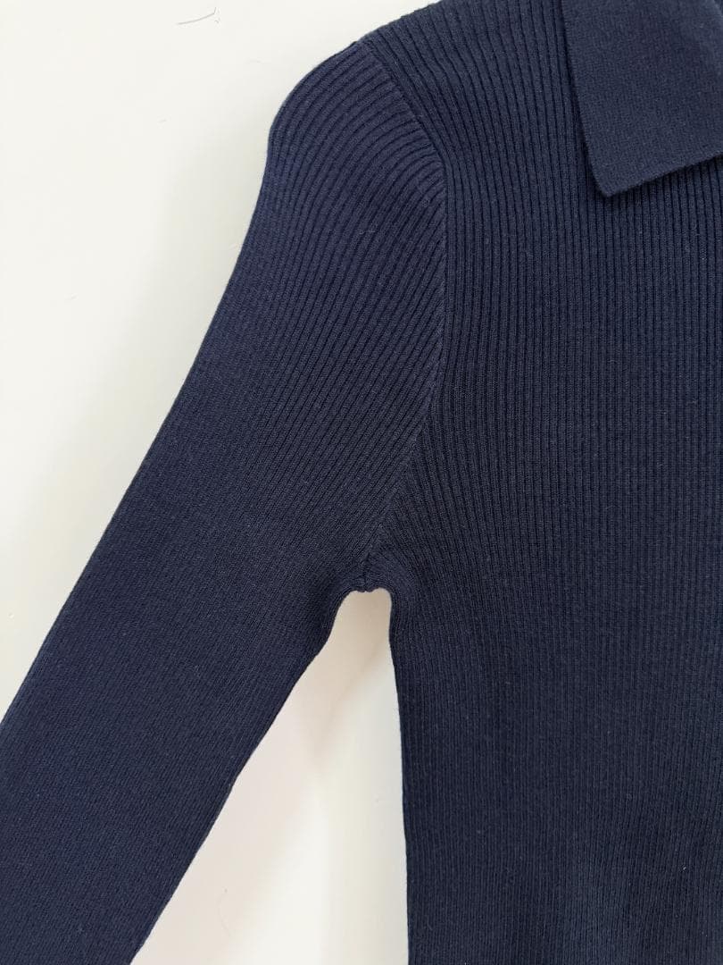 ニットセーター　MIUMIU レディース　ネービーブルー　ファッション L