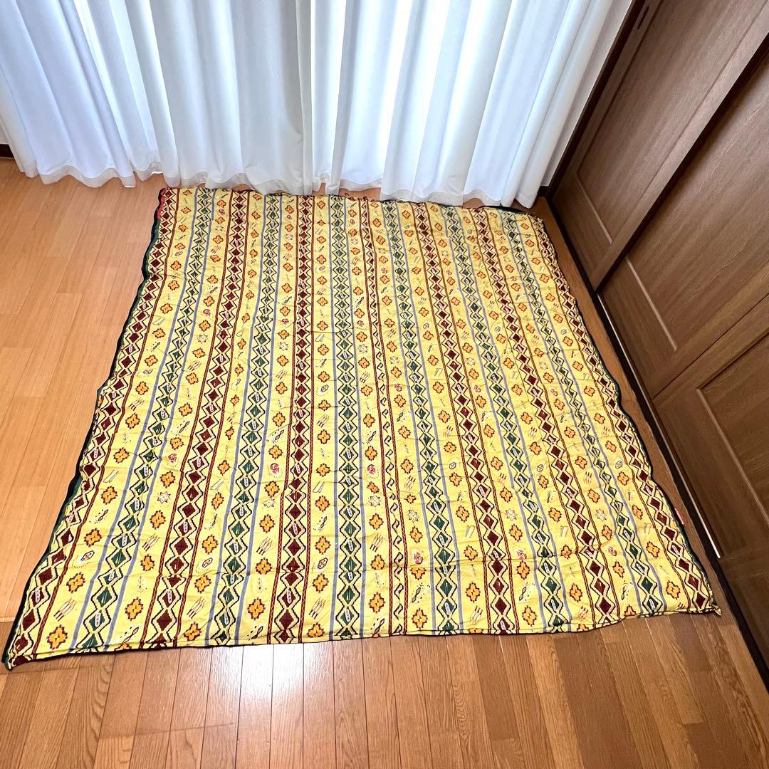 【美品】コールマン 寝袋　2個セット　封筒型寝袋 キングフラッグ/7 グリーン