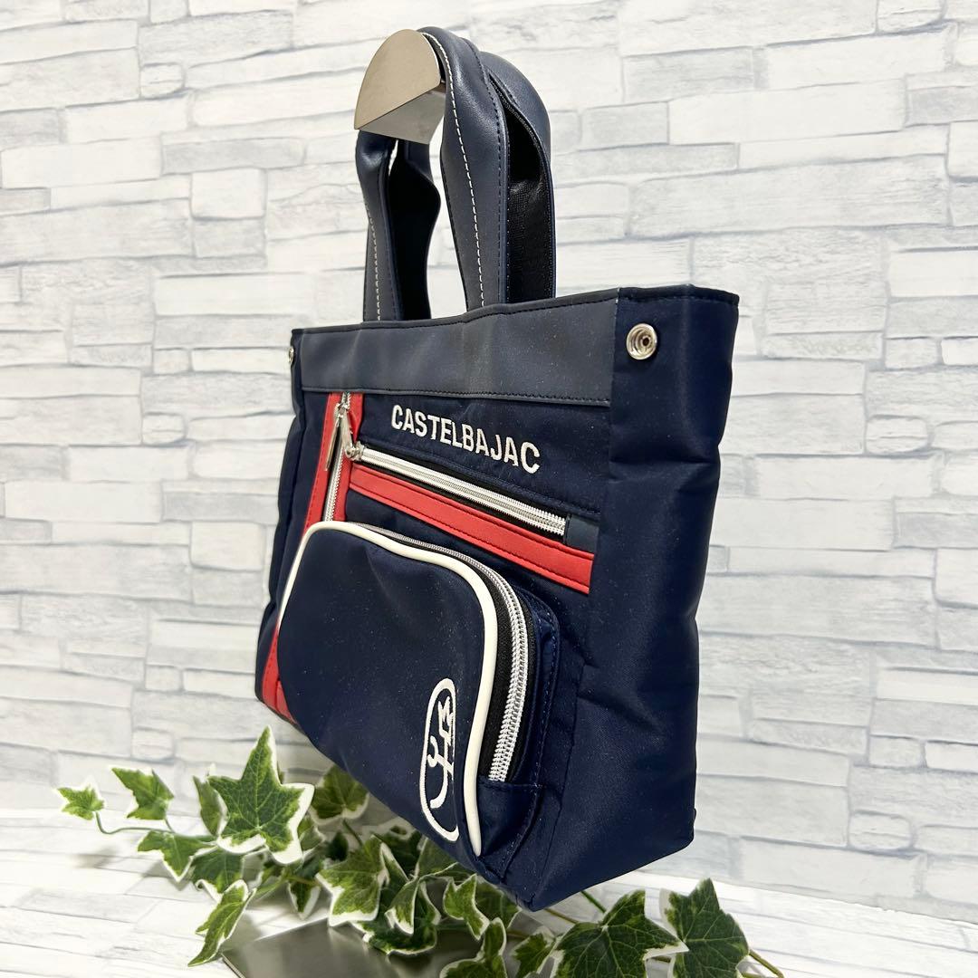 ほぼ新品 カステルバジャック ミニトートバッグ カーポーチ
