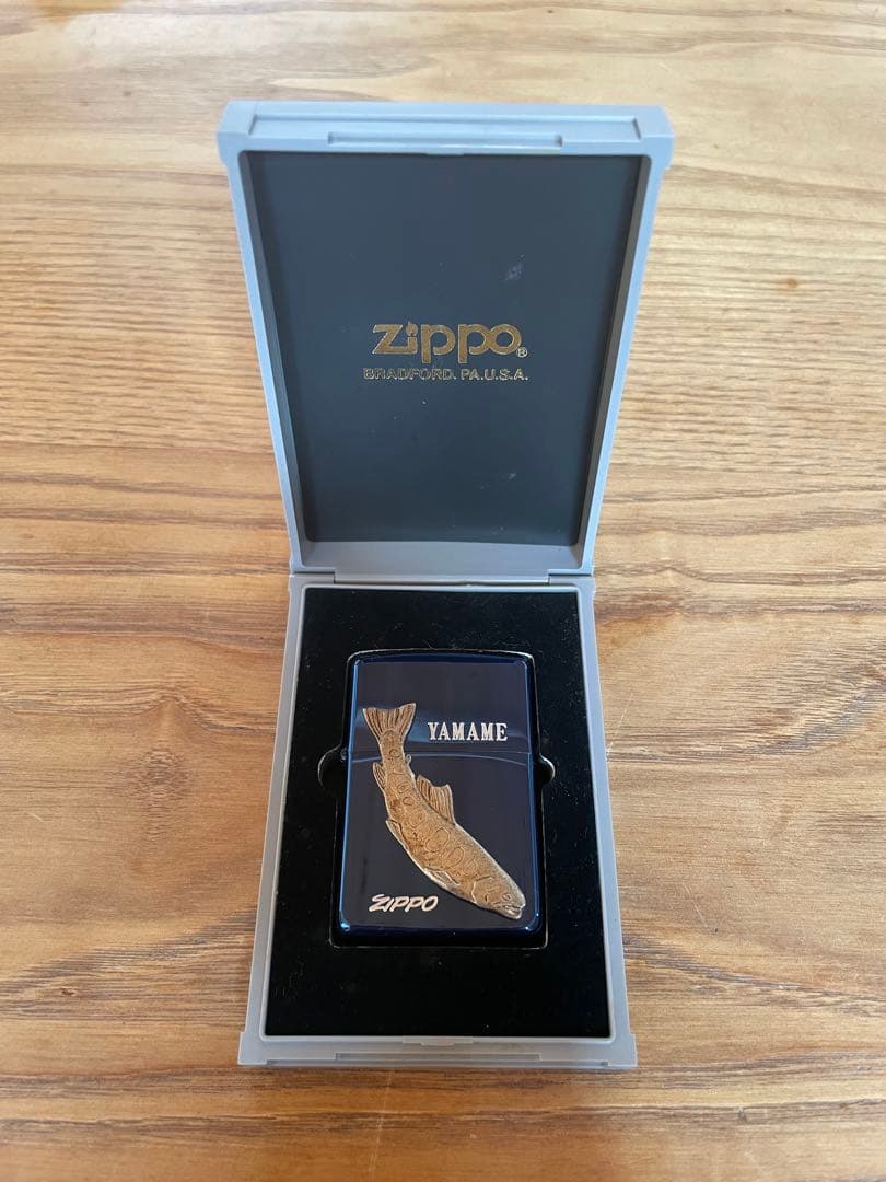 ZIPPO フィッシュ　ヤマメ　ブルー　ヴィンテージ