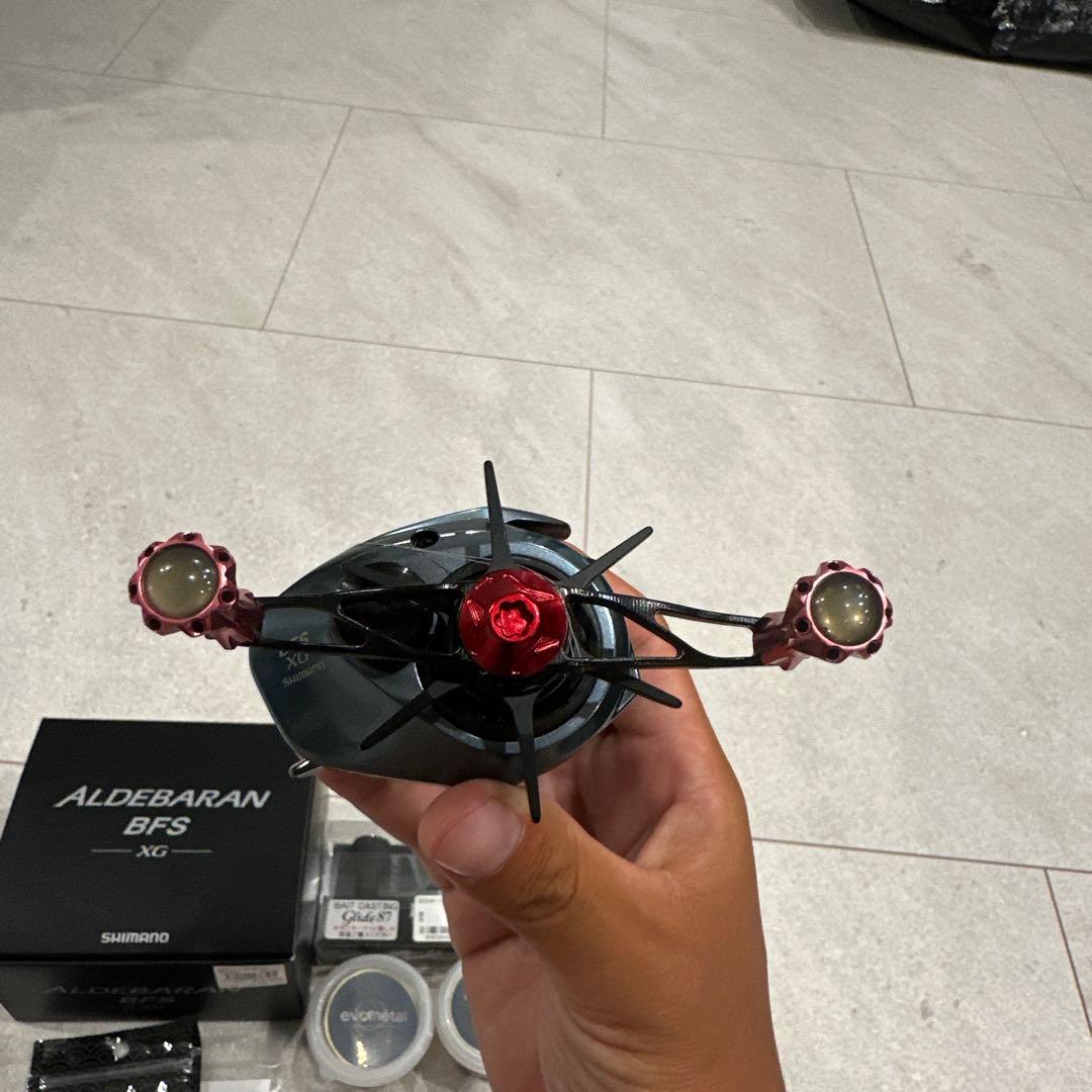 美品 シマノ 22アルデバラン BFS XG R