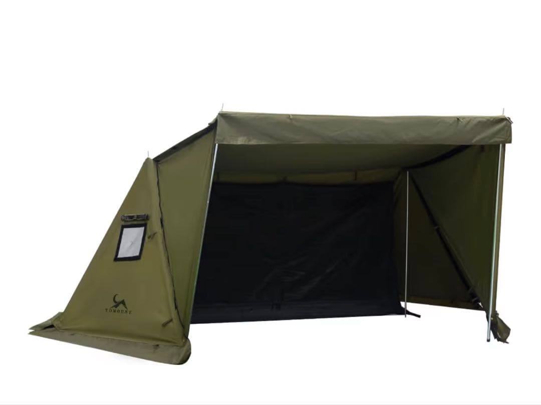 TOMOUNT パップテント TC軍幕 ソロテント ミリタリーテント グリーン