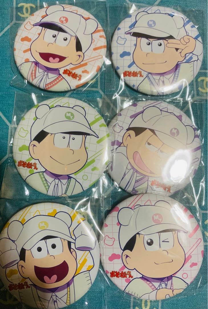 おそ松さん　アニメイト特典　缶バッジ　おそ松　カラ松　チョロ松　一松　十四松