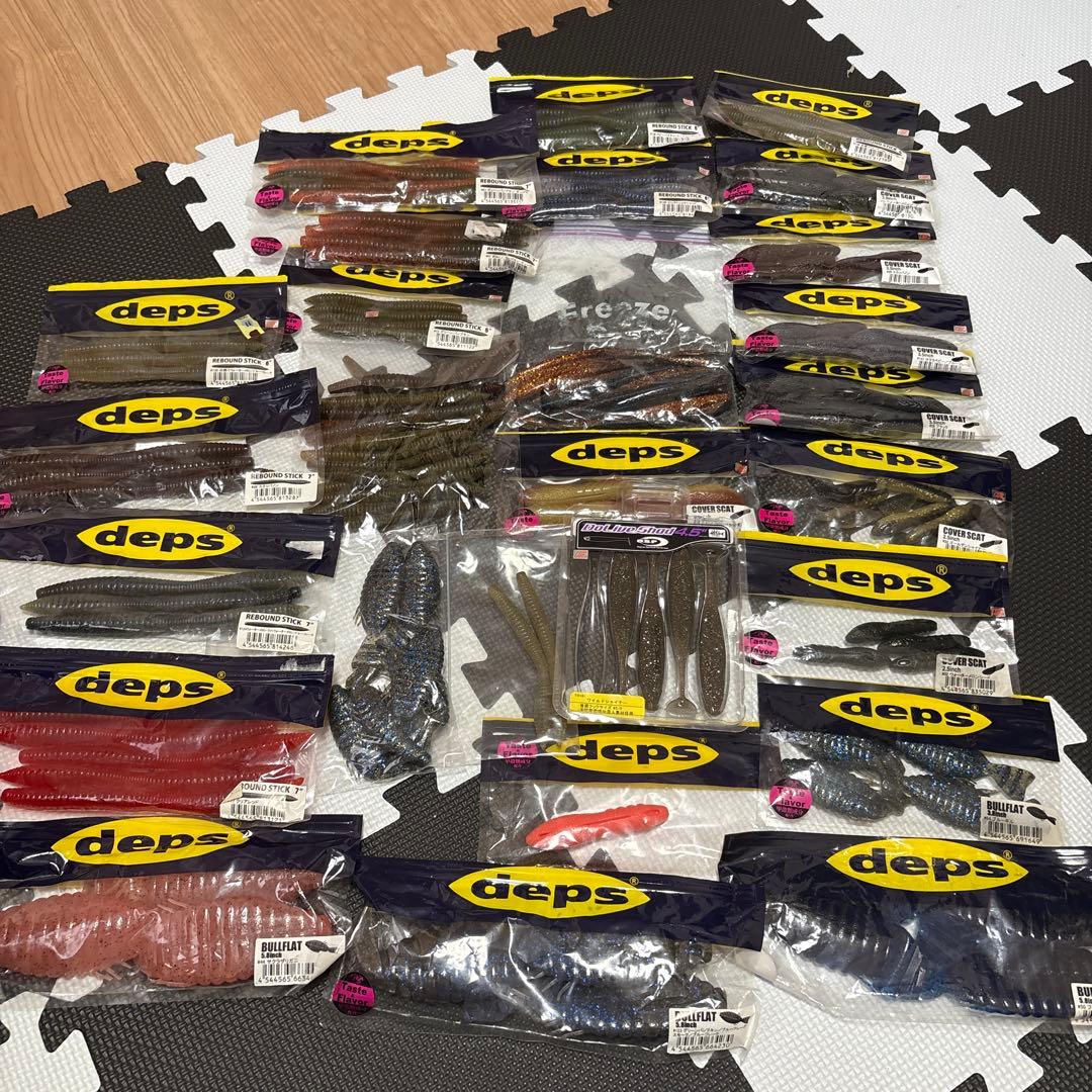 中古ワームまとめ売り‼️リバウンドスティック、ブルフラット、カバースキャットなど‼️