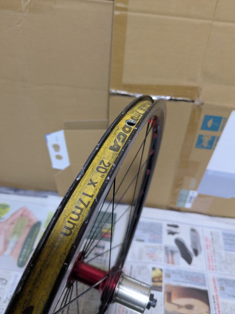 中古AMAINT A2 完組ホイール 451　ミニベロ