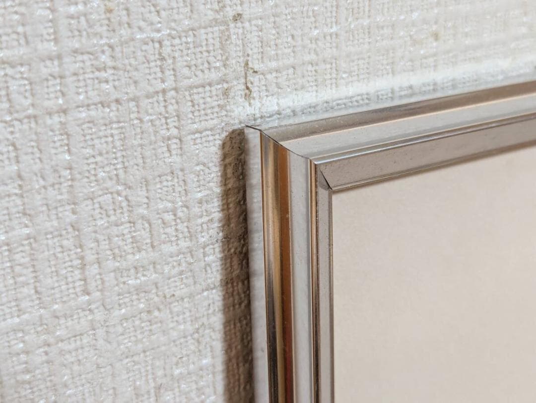 【真作】絵画　水墨画4号　女性横顔図　艶やかな墨彩美人画　和モダンアート　Z47