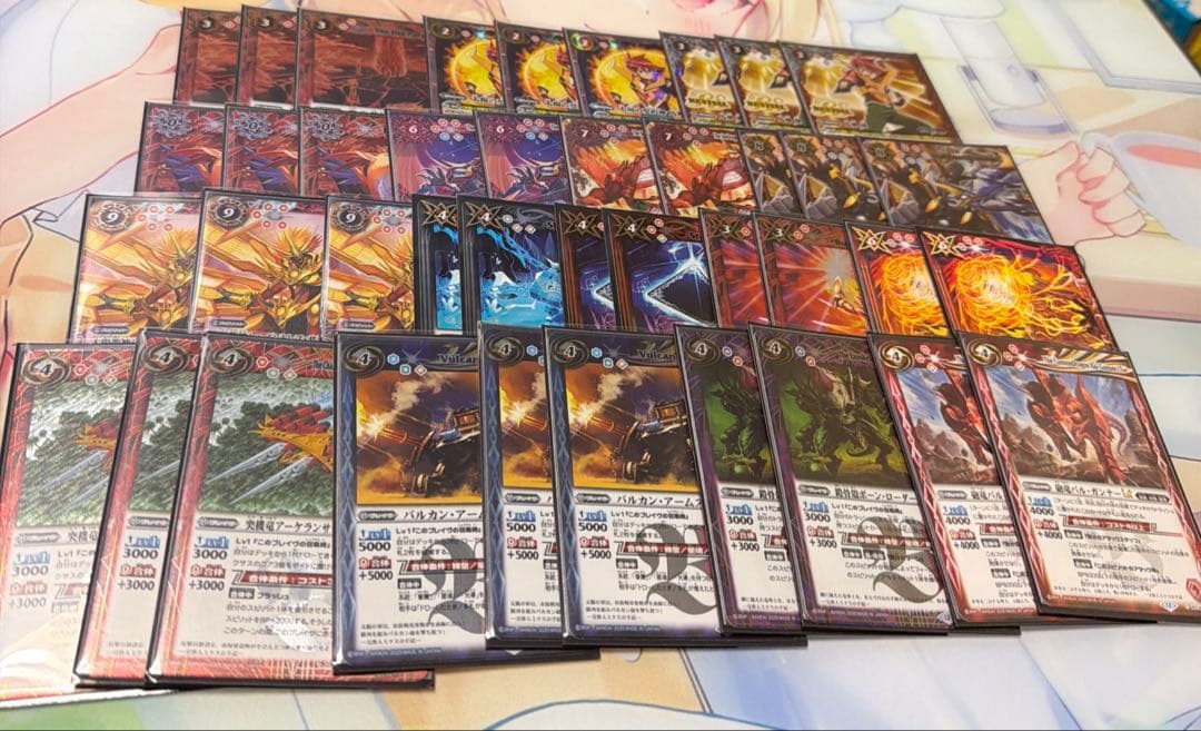 バトスピ 弾神星 赤神星 デッキ 調整パーツ付き