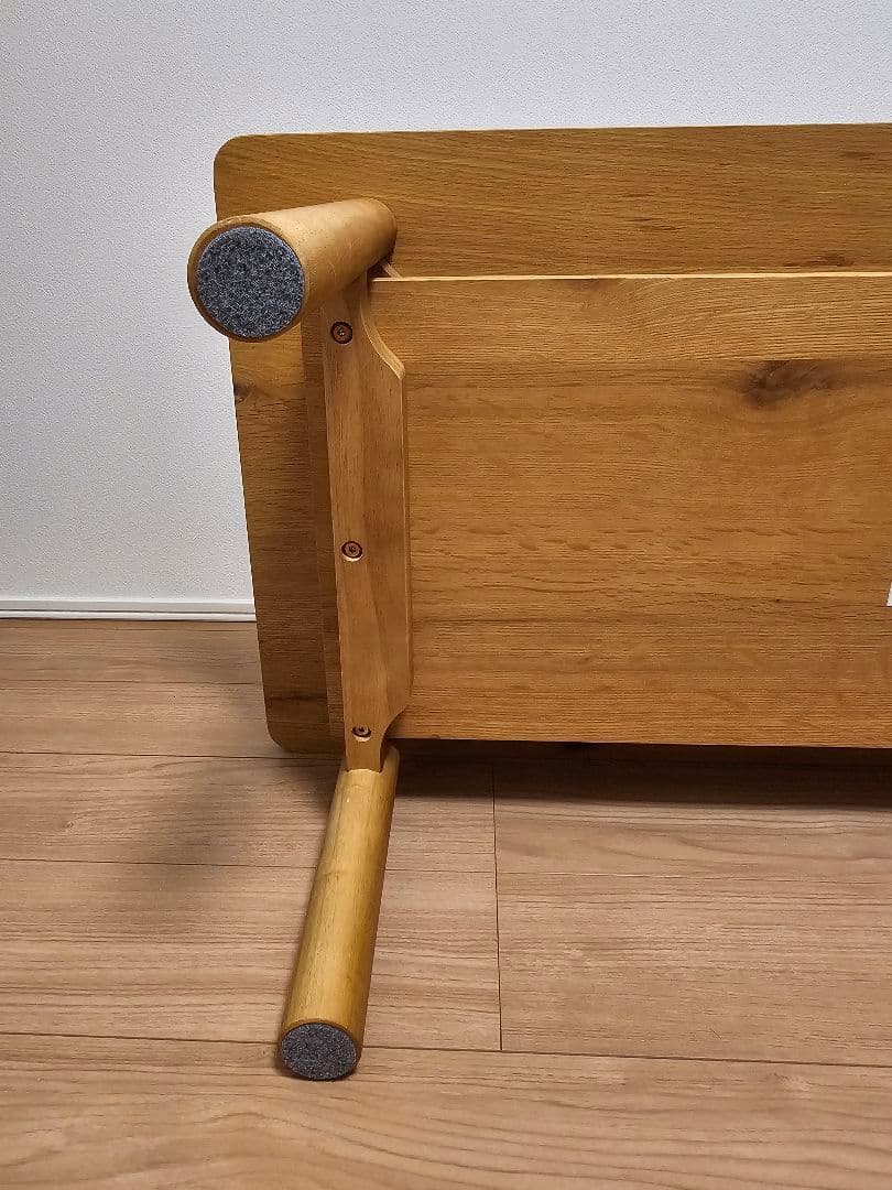 【無印良品/MUJI】ローテーブル（木製/長方形座卓/机/ナチュラル）