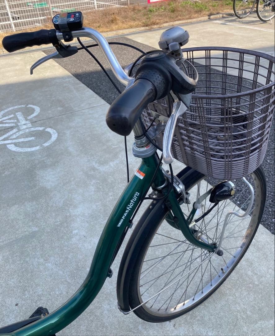 お値下げ可能です引き取り可能です。ヤマハ　ナチュラ　電動アシスト自転車 グリーン