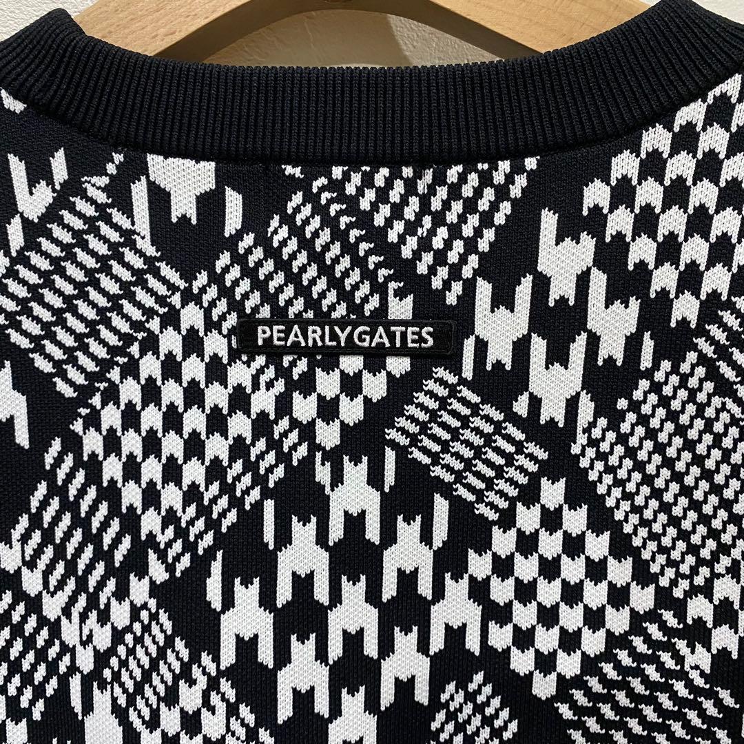 新品【PEARLY GATES】パーリーゲイツ　クルーネックニットプルオーバー