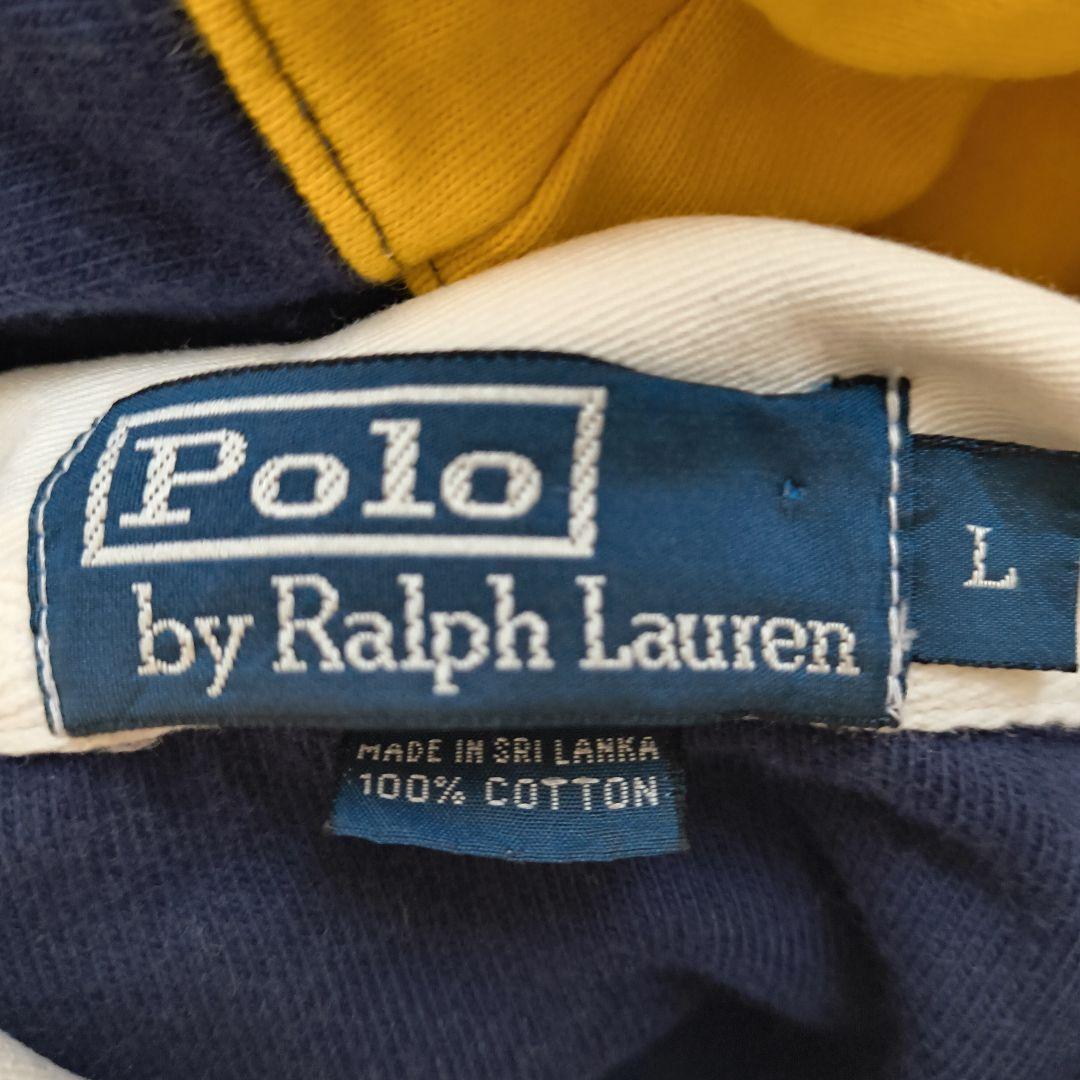 Polo by Ralph Lauren ラガーシャツ ネイビー/イエロー