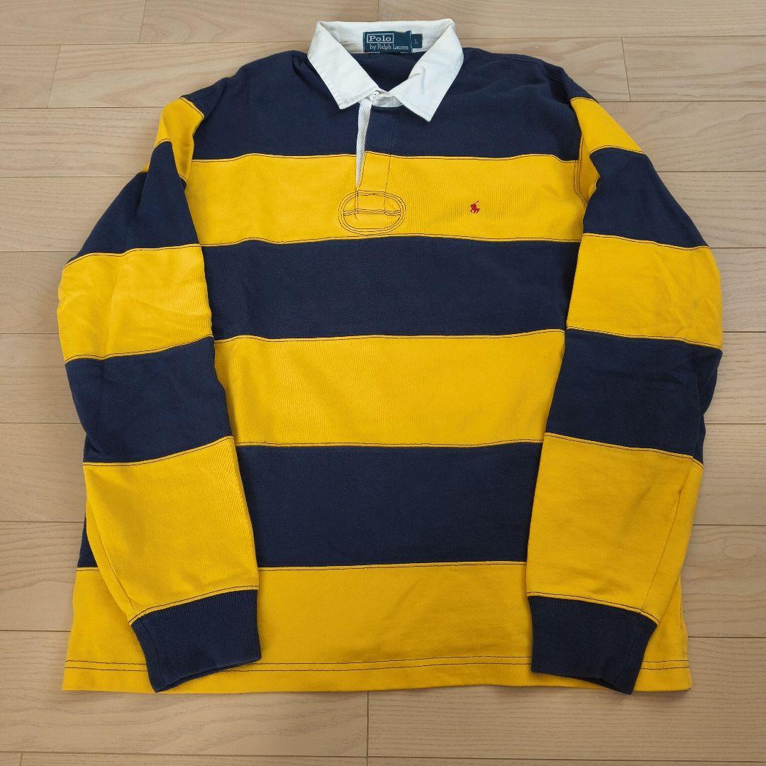 Polo by Ralph Lauren ラガーシャツ ネイビー/イエロー