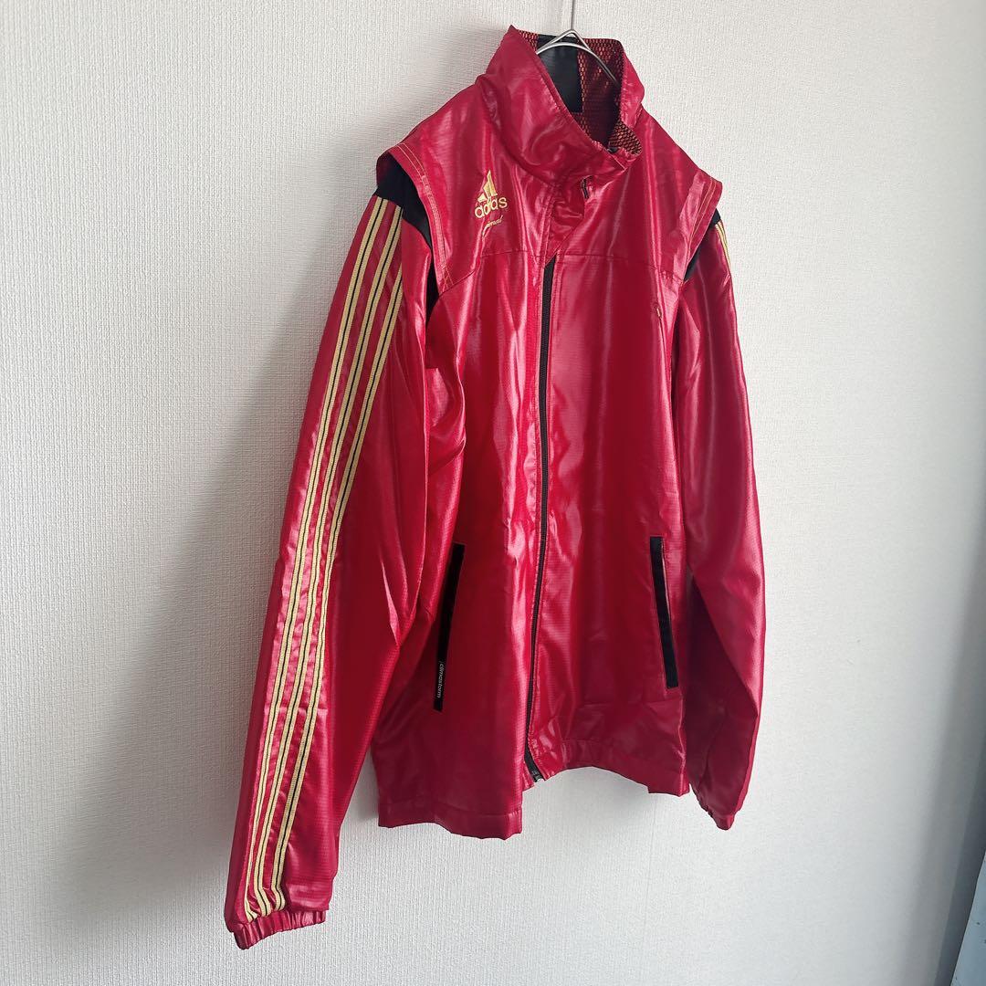 adidas アディダス メンズ レッド ジャケット 【M】