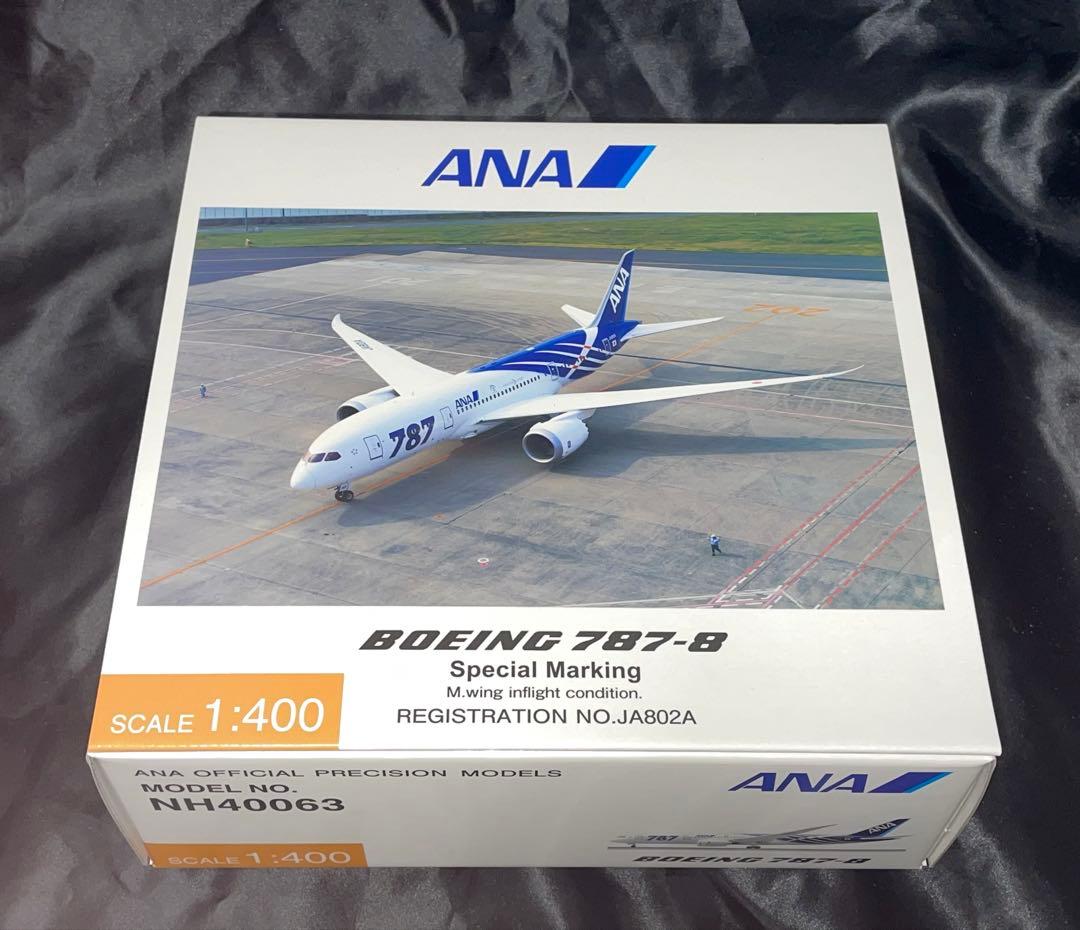 ANA B787-8 Special Marking 主翼空中姿勢 JA802A