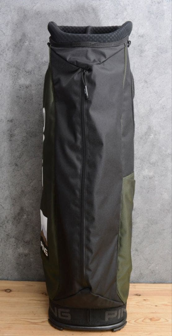 PING マウンテン キャディバッグ 9.5型 5分割 カーキ
