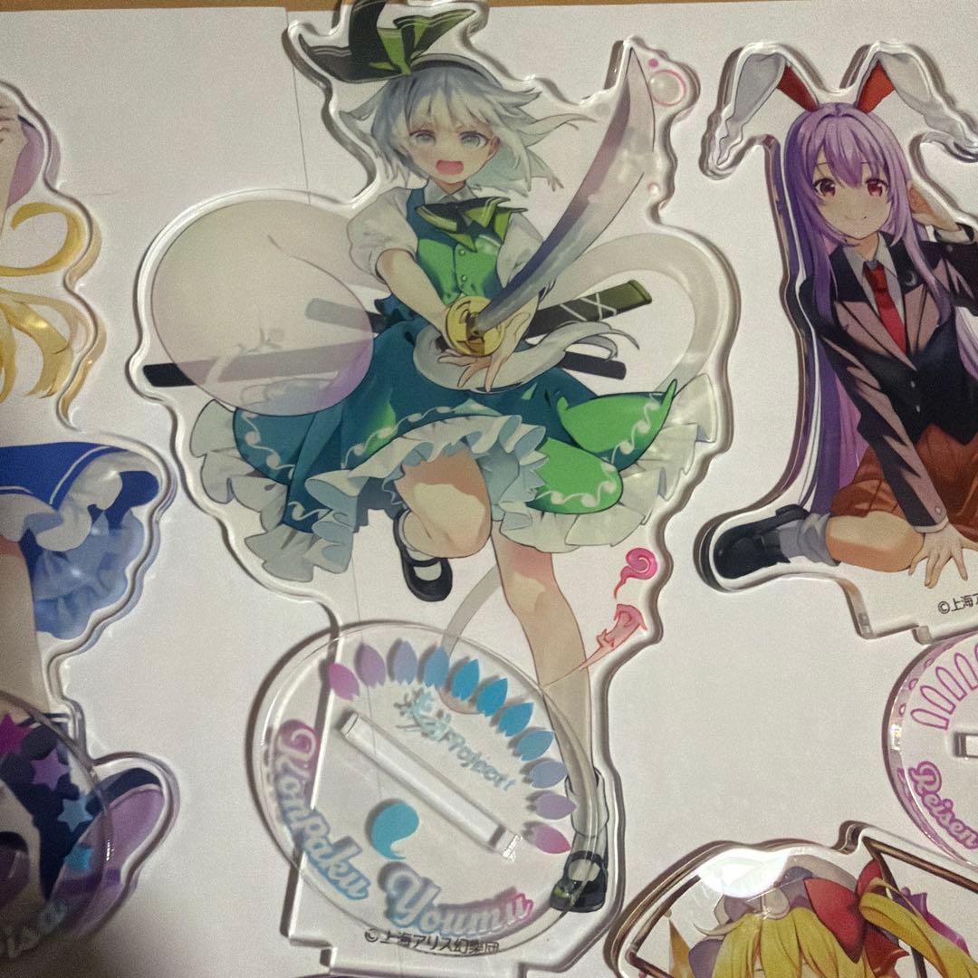 東方project×ダイソーアクリルスタンド
