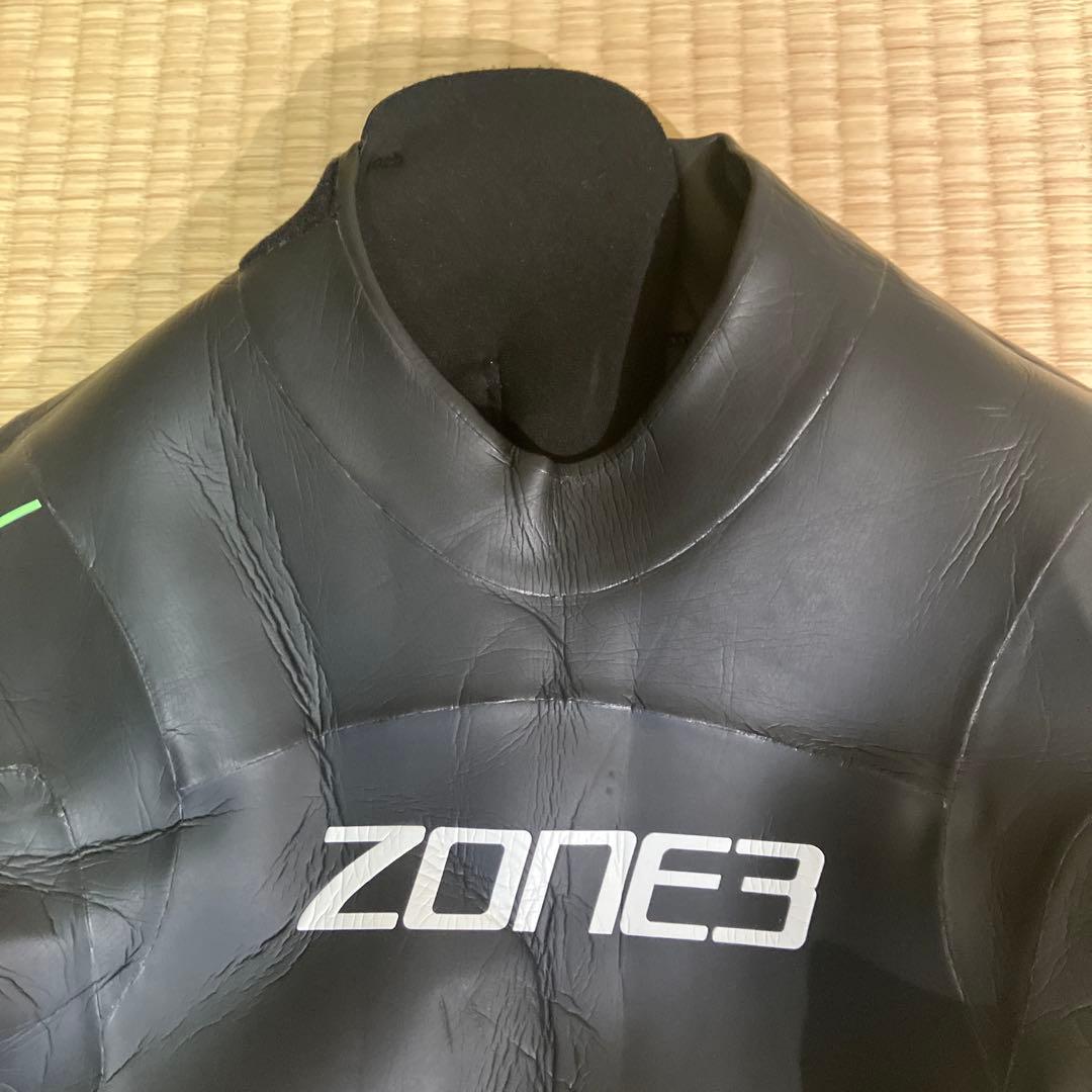 ウェットスーツ　ZONE3 AZURE フルスーツ ブラック/グリーン　sサイズ