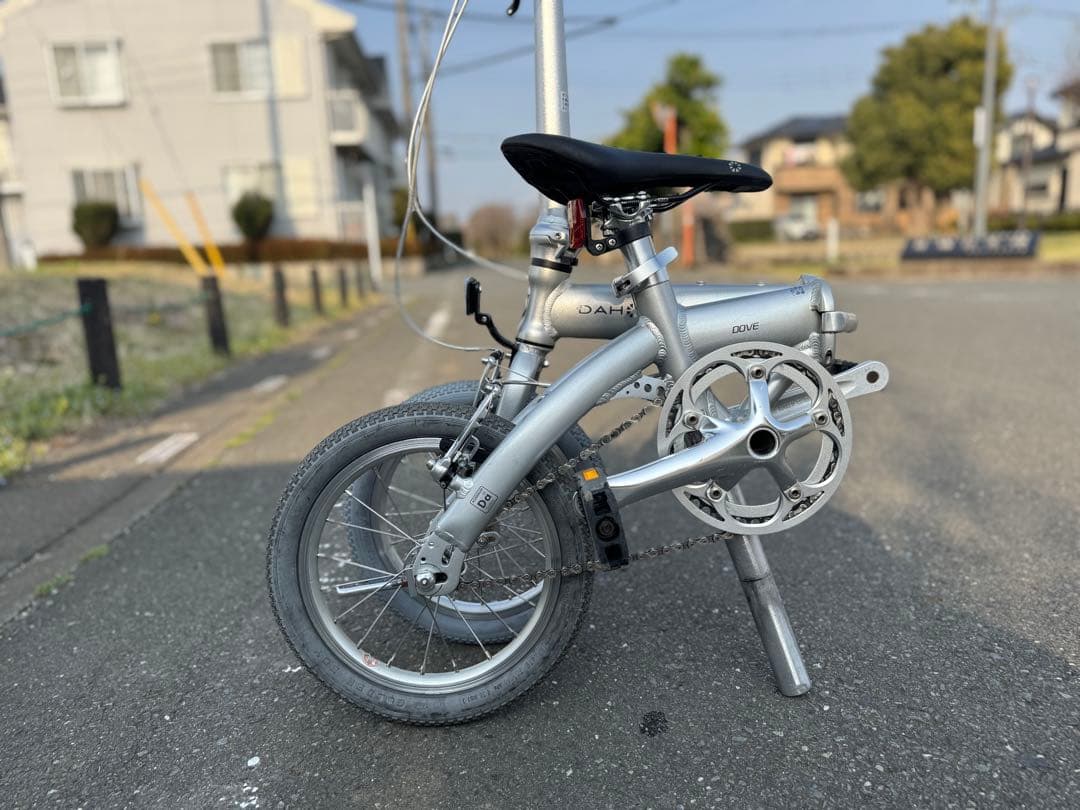 DAHON Dove Plus 折りたたみ自転車 軽量 シルバー 美品