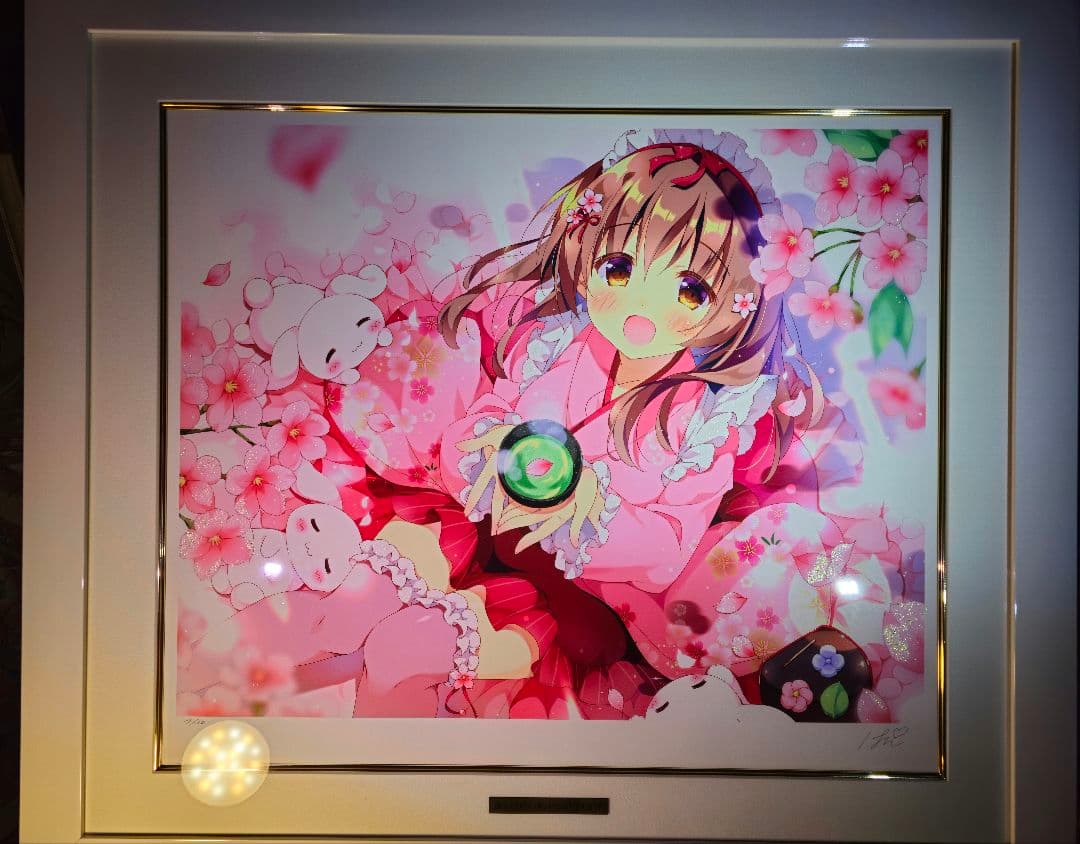 アールビバン 版画 ぱん ほっとひといき、いかがですか？ 保証書あり