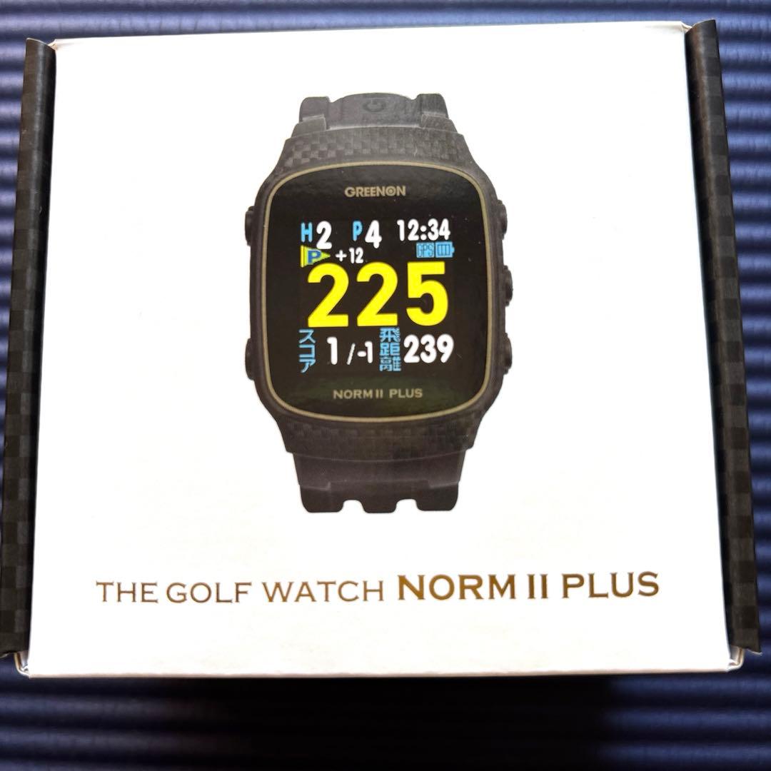 GREEN ON ザ・ゴルフウォッチNORM II PLUS ホワイト