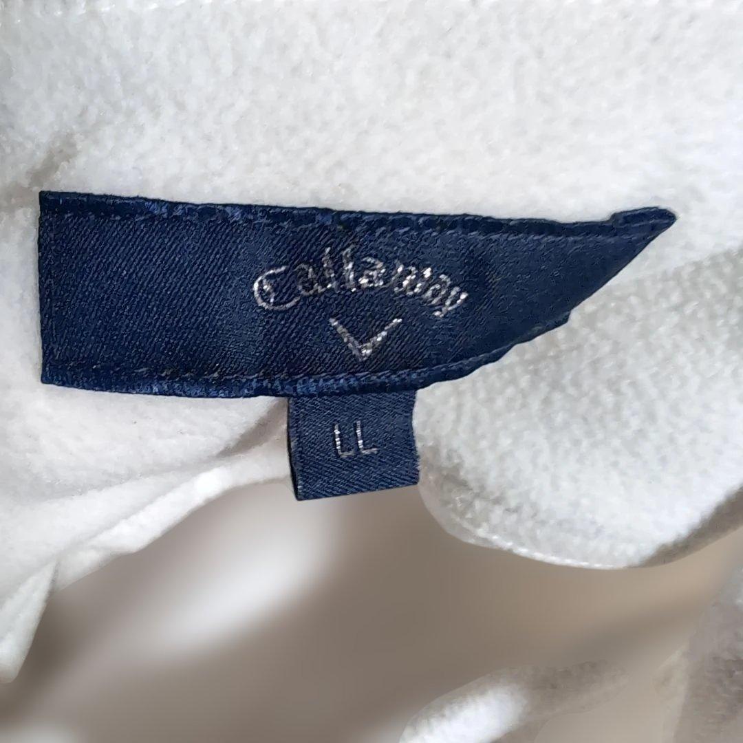 es8 Callaway 白 フリース パーカー フーディー メンズXL