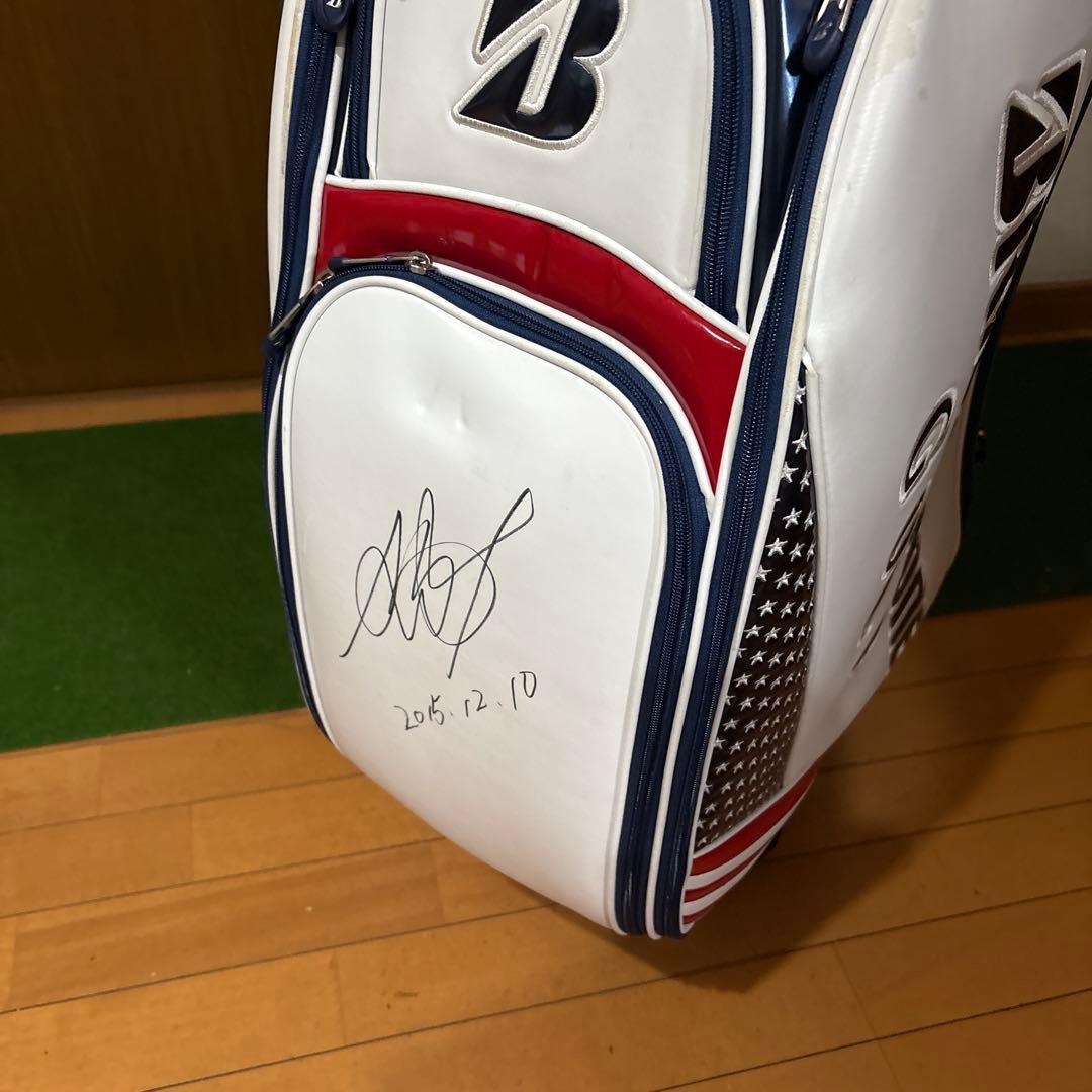 【訳あり使用感有り】 ブリヂストン　メジャーコレクション　キャディバッグ　宮里藍