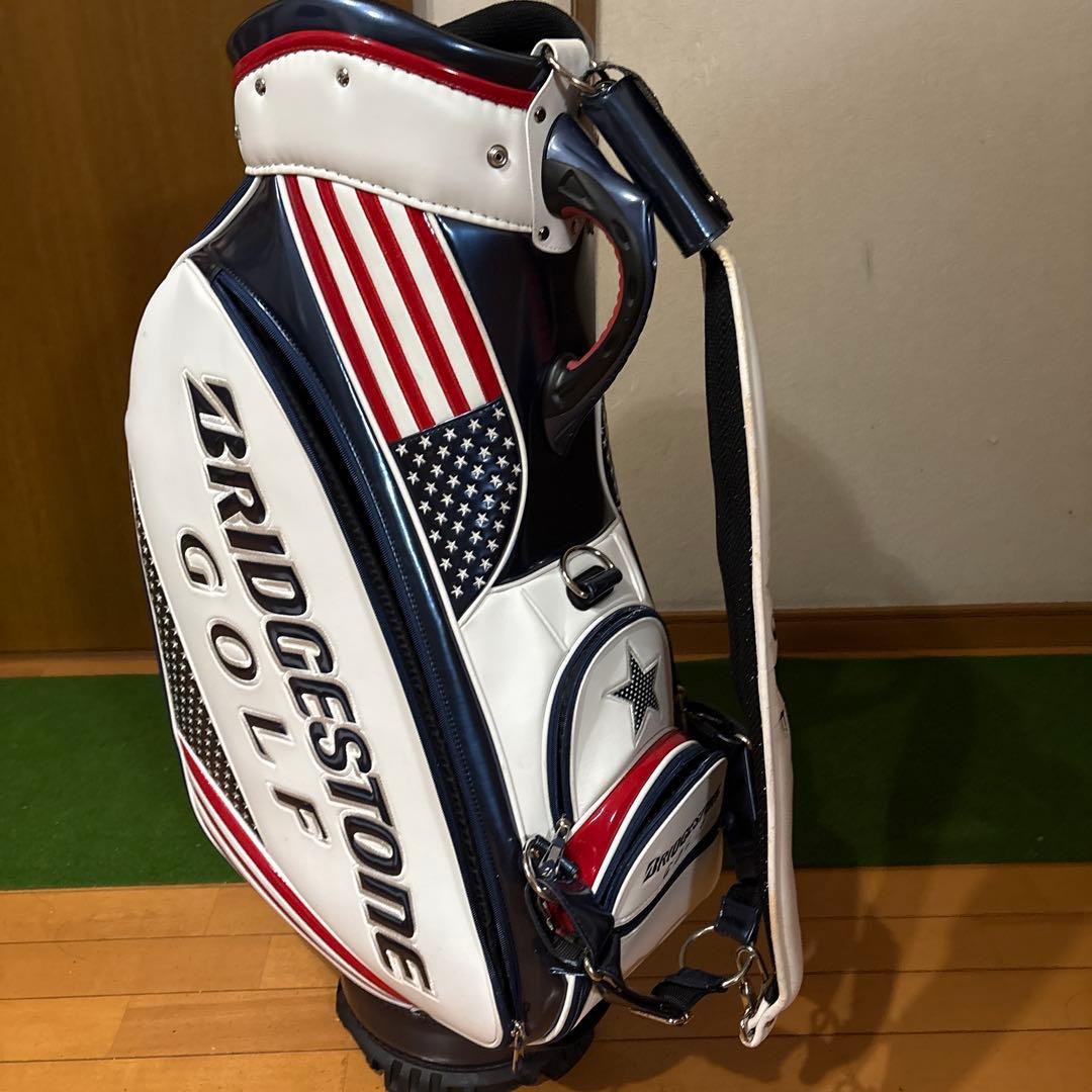 【訳あり使用感有り】 ブリヂストン　メジャーコレクション　キャディバッグ　宮里藍