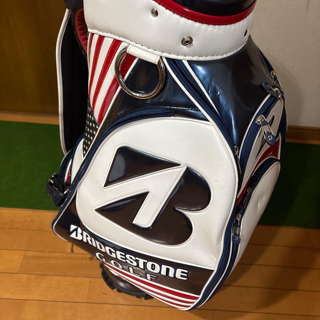 【訳あり使用感有り】 ブリヂストン　メジャーコレクション　キャディバッグ　宮里藍