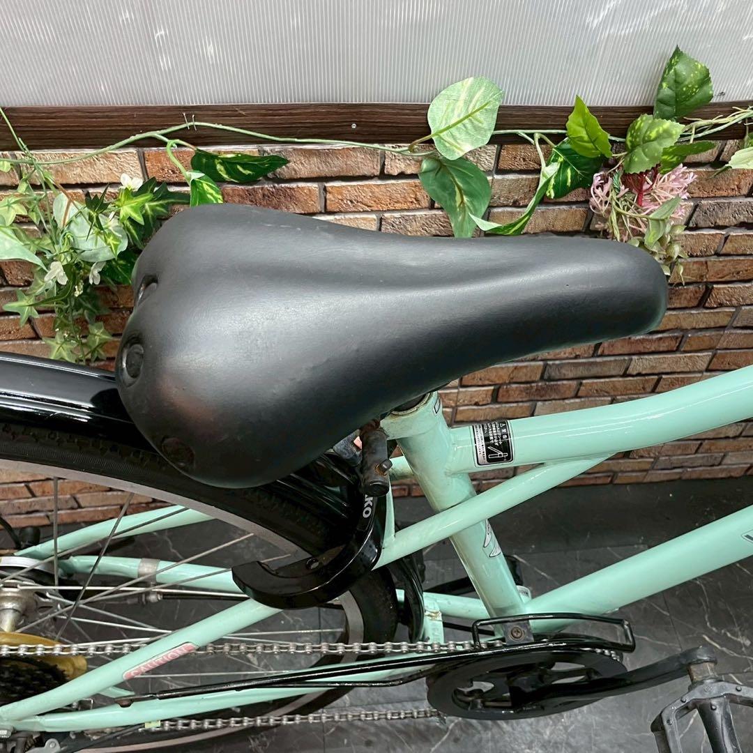 【122】一般車 シティー車 VERONIQUE ミントグリーン 26インチ