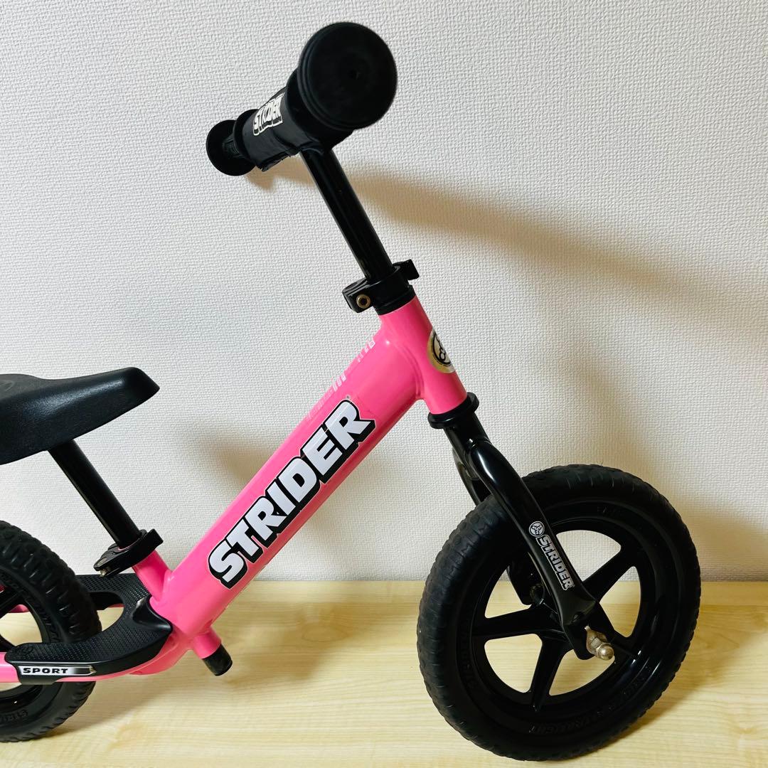 ストライダースポーツ キッズ用　ピンク　1歳半〜5歳　27kgまで