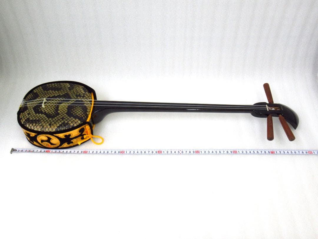 沖縄三線 初心者向けセット 美品 / 人工皮革