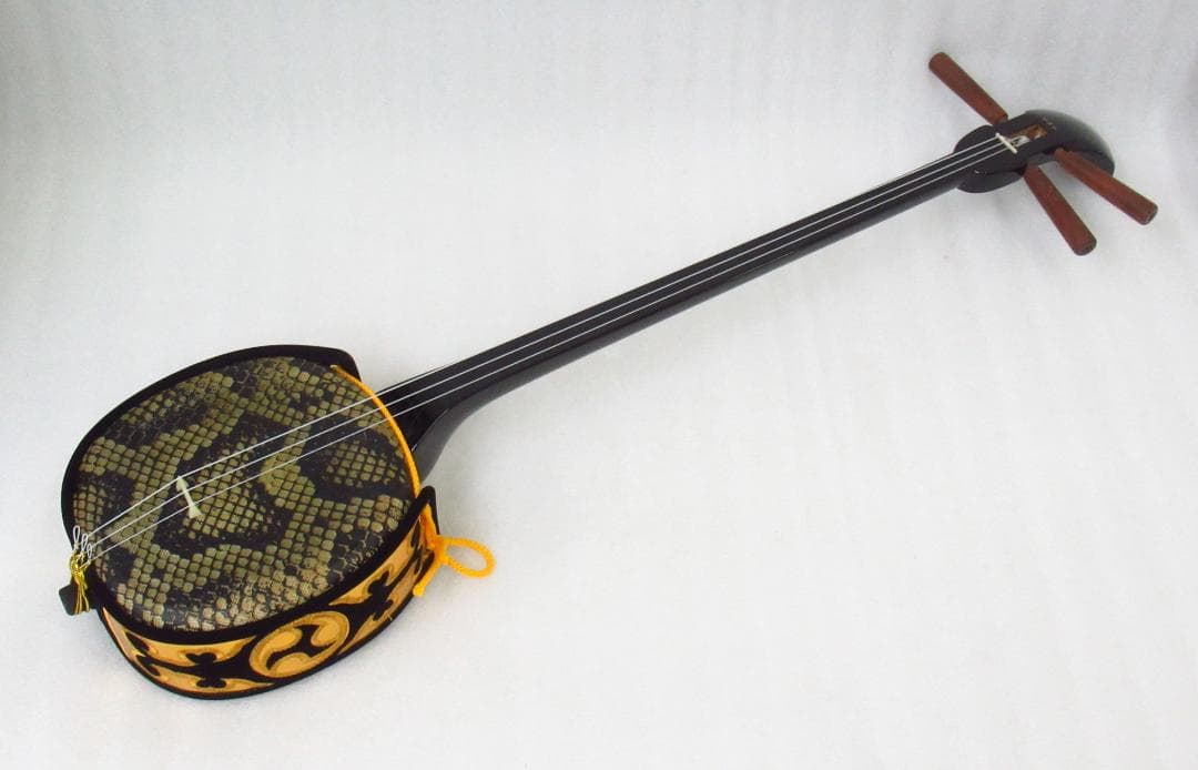 沖縄三線 初心者向けセット 美品 / 人工皮革