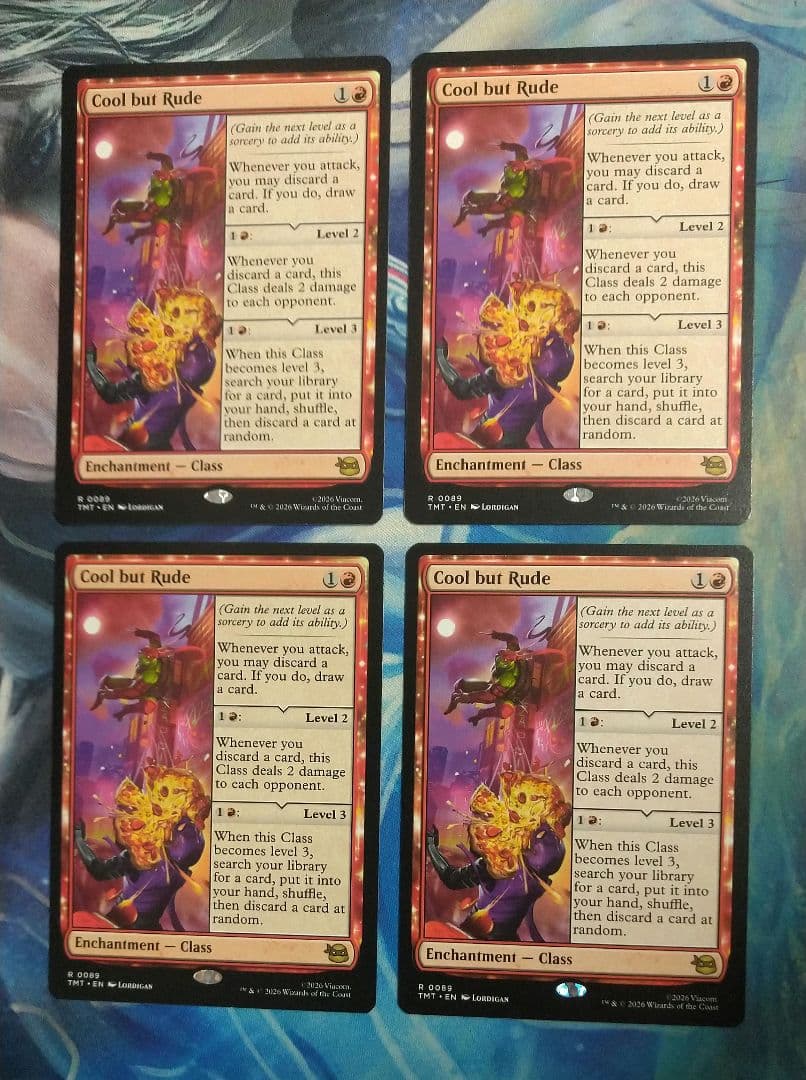 MTG 華麗だが無礼者/Cool but Rude TMT 通常枠 英語版4枚