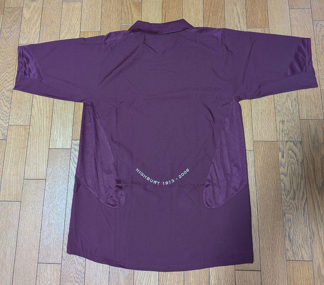 2005-06 NIKE アーセナル ラストハイバリー記念モデル ゲームシャツ