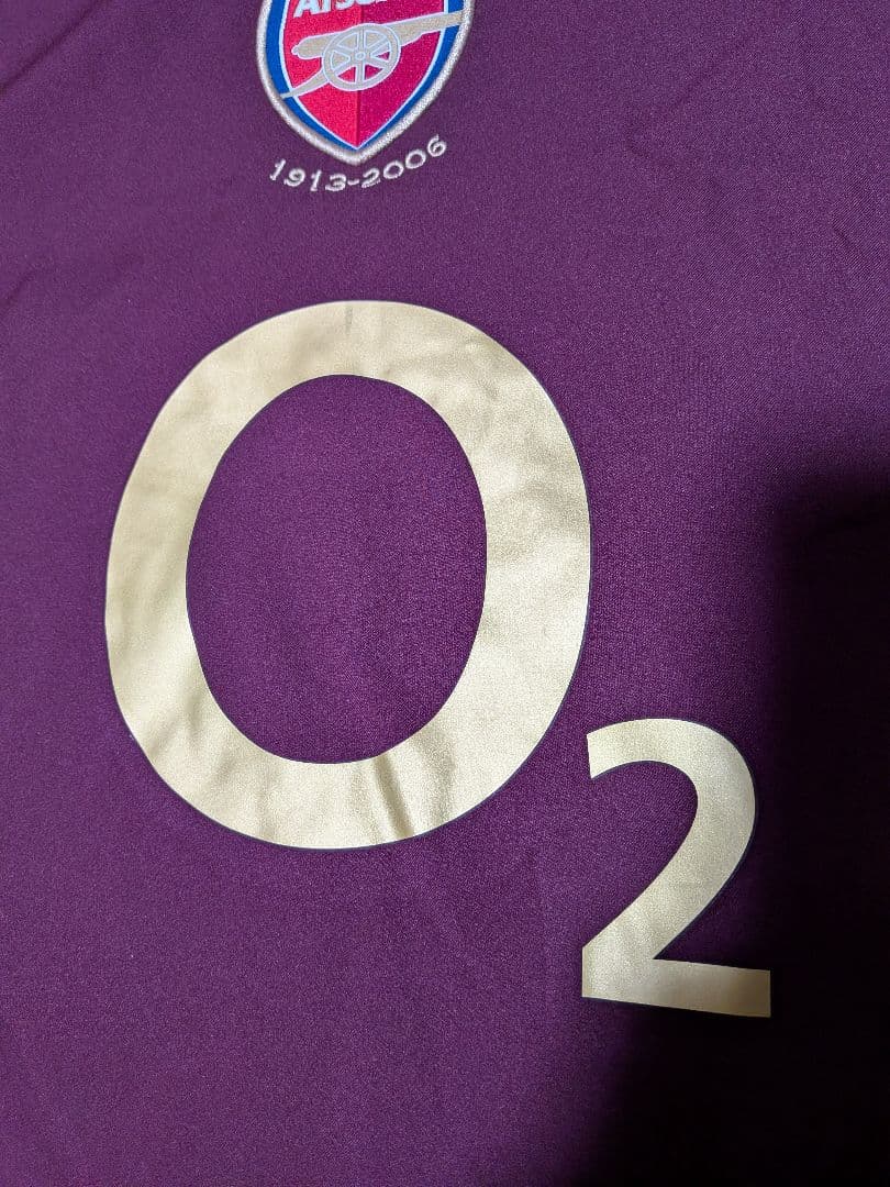 2005-06 NIKE アーセナル ラストハイバリー記念モデル ゲームシャツ