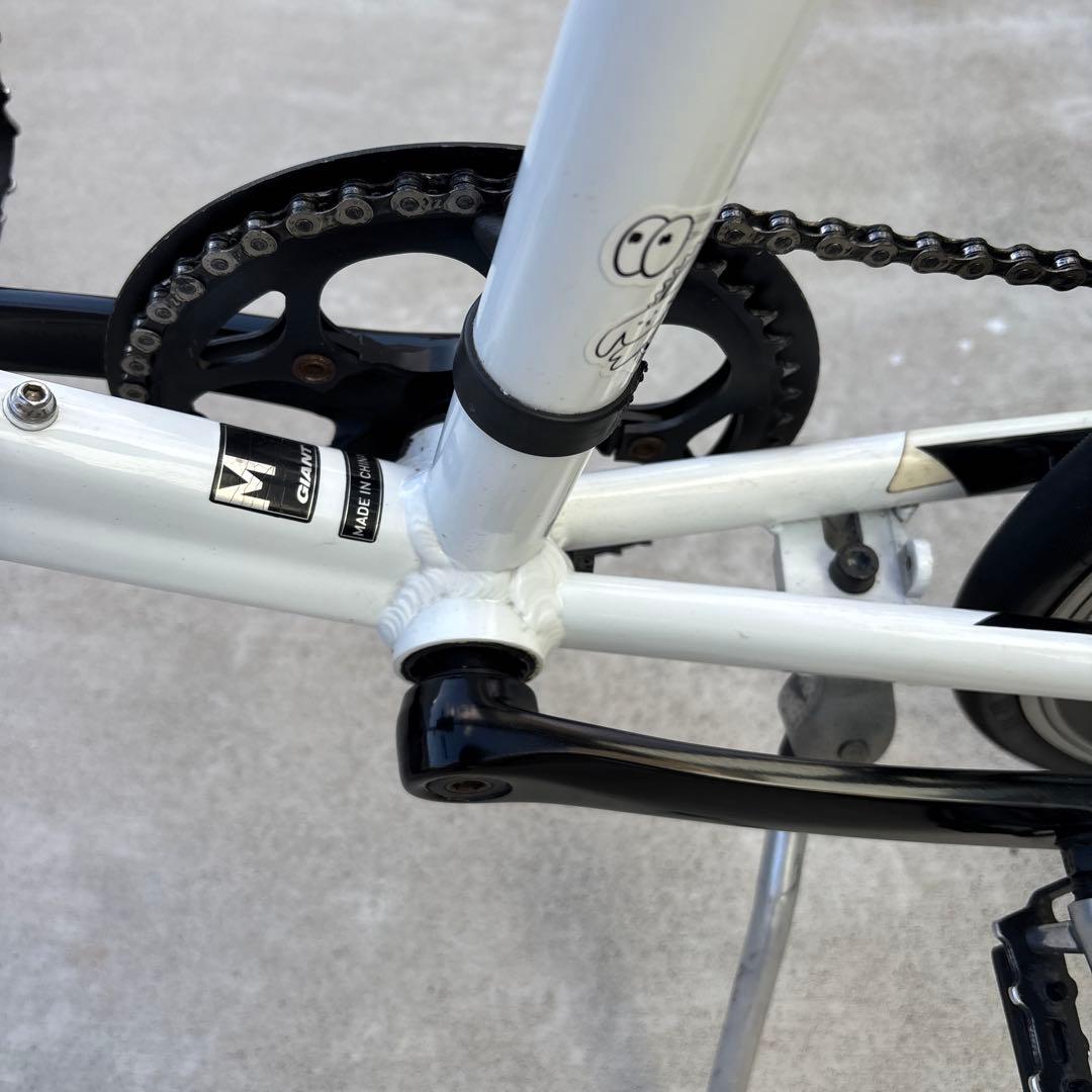 GIANT IDIOM ホワイト折りたたみ自転車