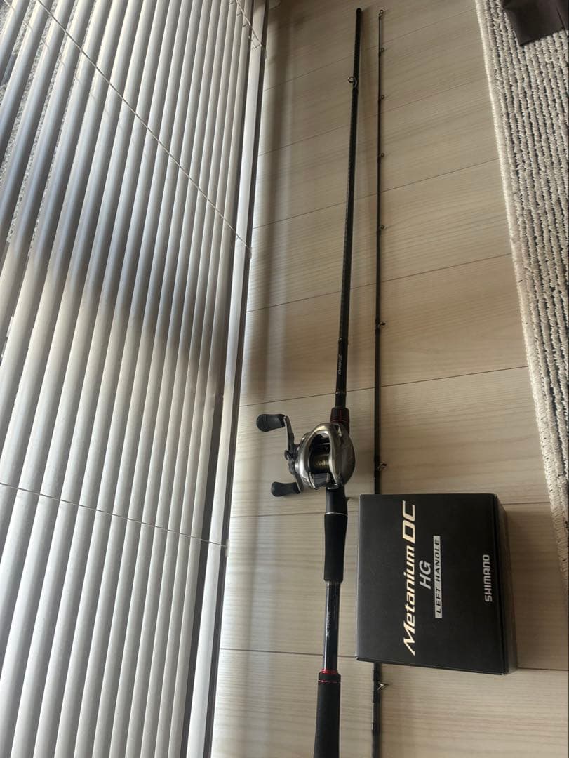 Shimano nium DC HG 左ハンドル + Zodiasロッド
