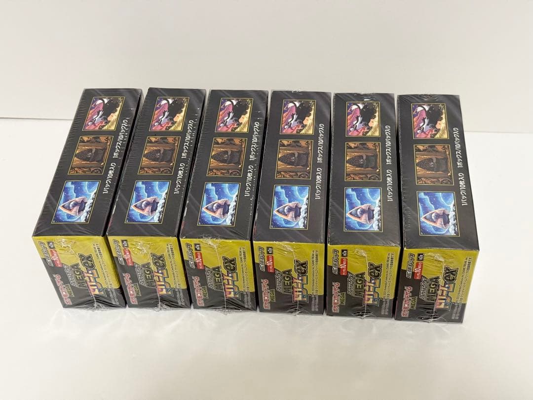 ポケモンカードゲーム MEGAドリームex シュリンク付き 6BOX