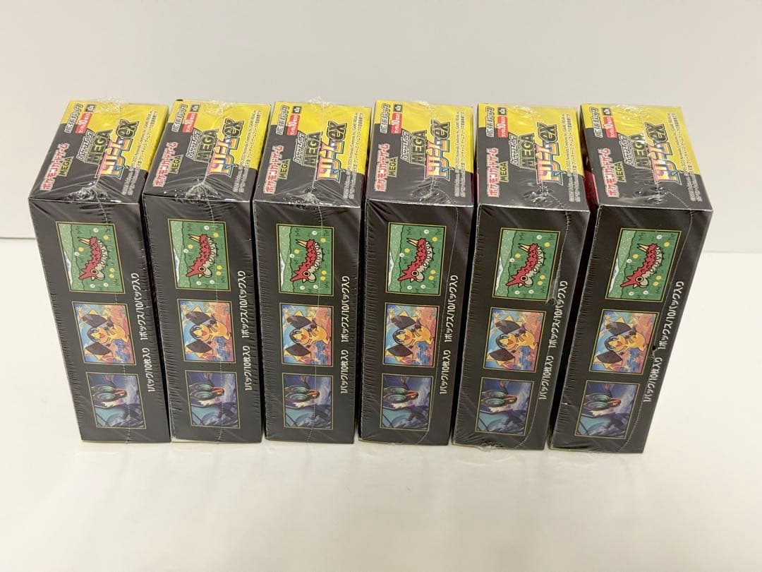 ポケモンカードゲーム MEGAドリームex シュリンク付き 6BOX