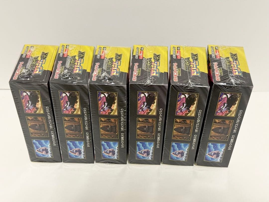 ポケモンカードゲーム MEGAドリームex シュリンク付き 6BOX