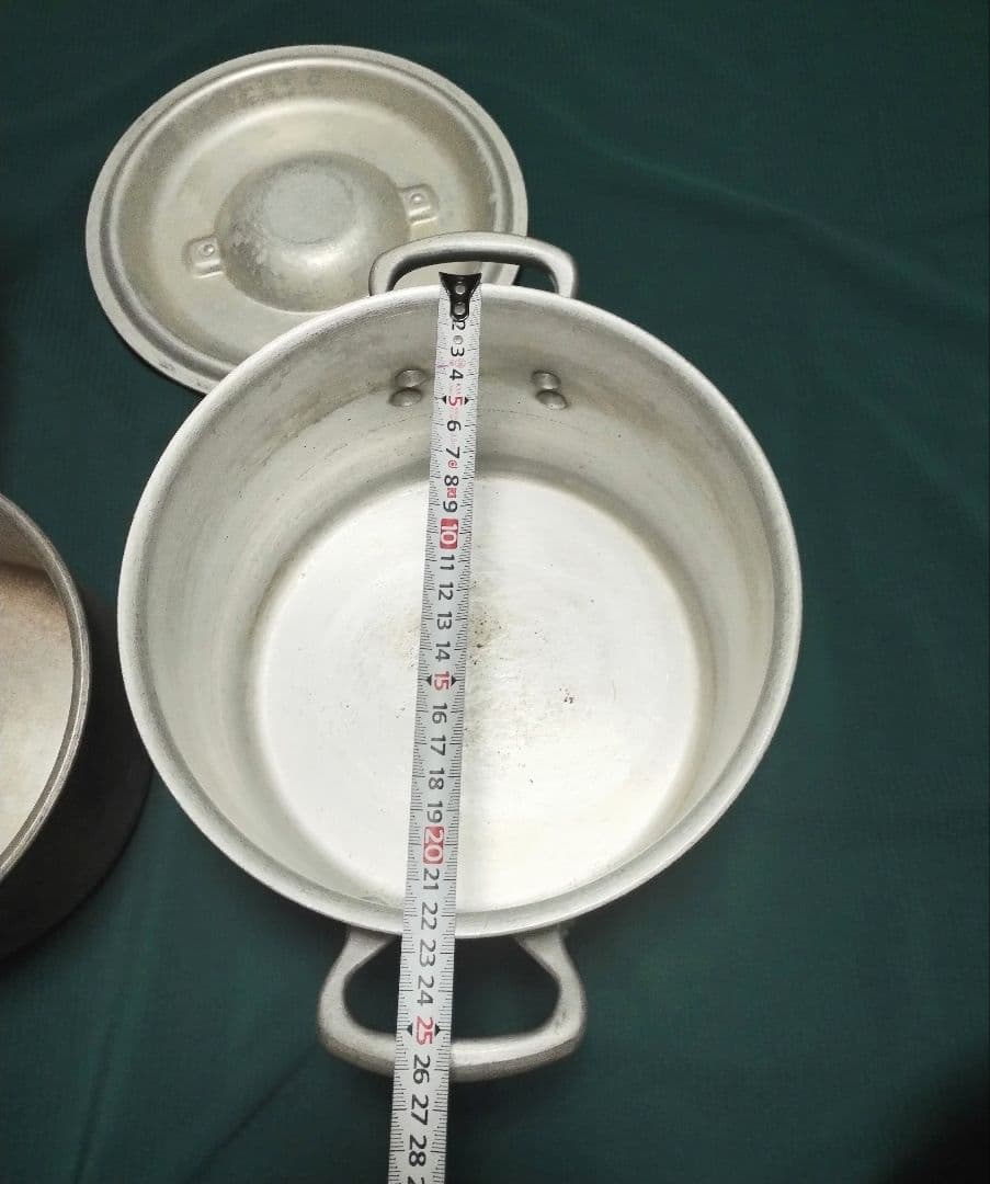 アカオアルミDON寸胴鍋21cm と片手鍋18cmの2点セット